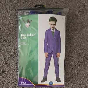 The Joker Suit Kids Costume - Purple